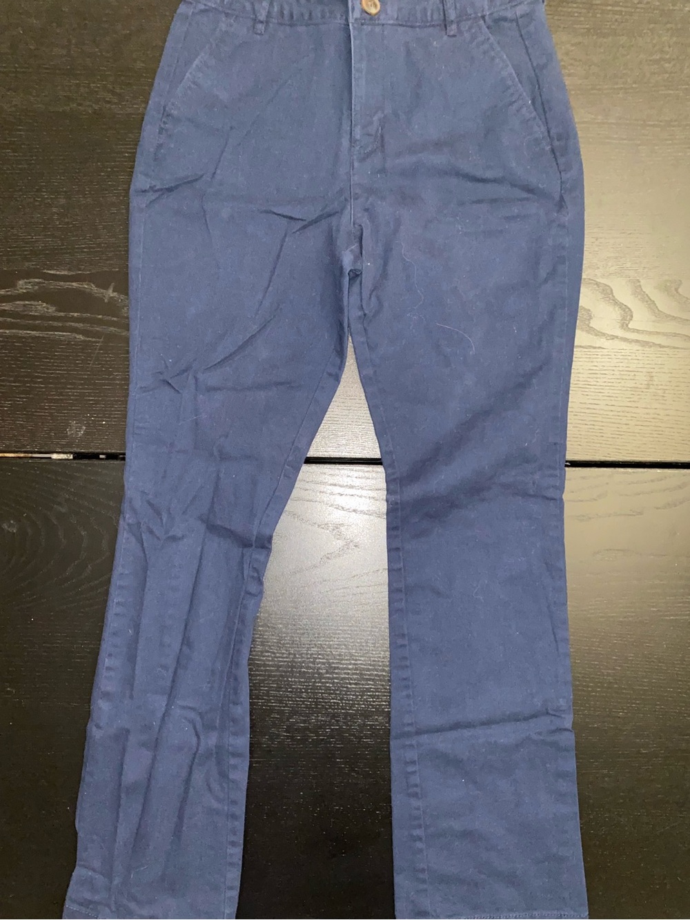 Old Navy Navy Blue High-Rise Flare Pants